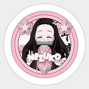 Nezuko kamado Sticker